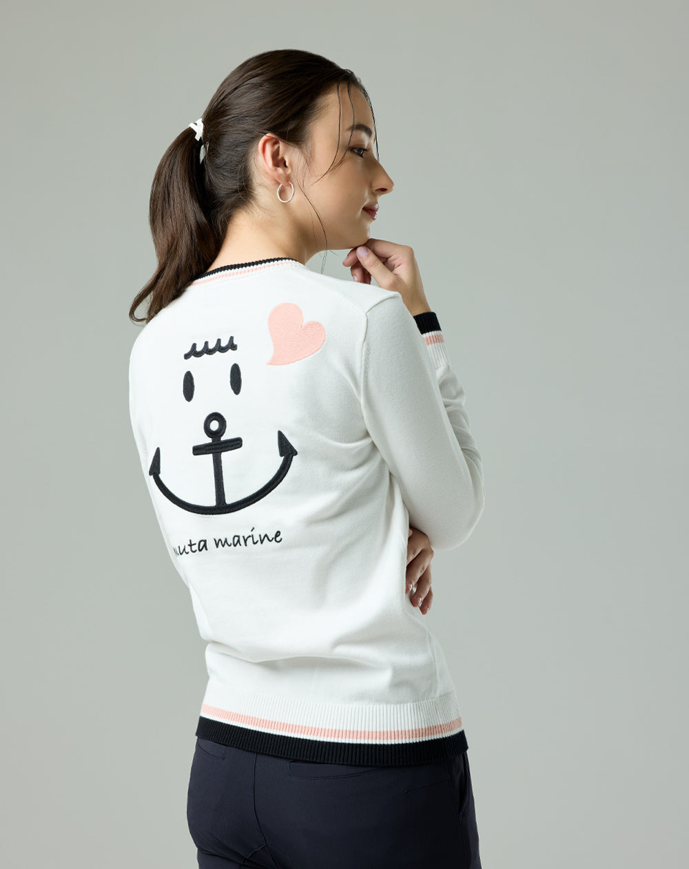 バイカラー クルーネックセーター [全3色] – muta Online Store