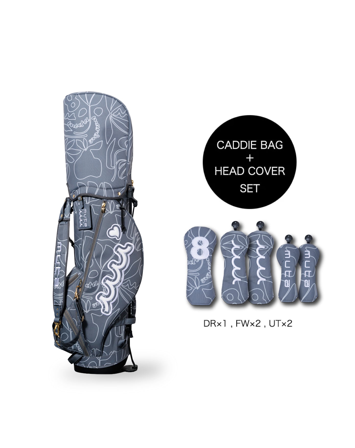ムータ　キャディーバック　クラブカバー付き❗️ muta - ムータ 【キャディバッグ・カバー類】 | GOSSIP GOLF