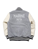 Spain leather STADIUM JACKET