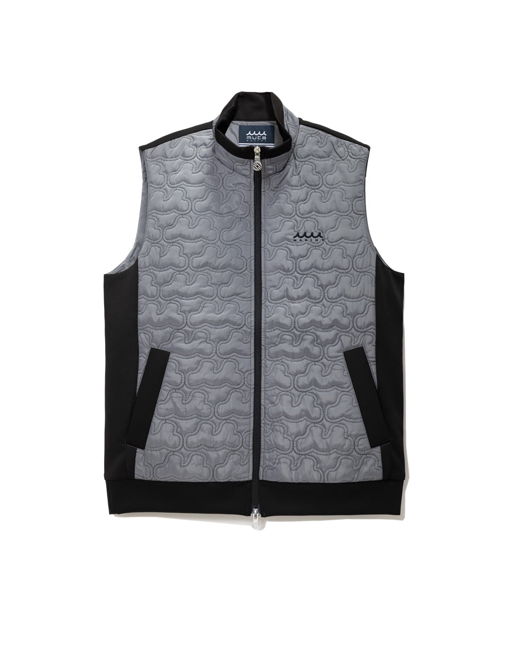 ジオメトリックウェーブ キルティングベスト [全3色] – muta