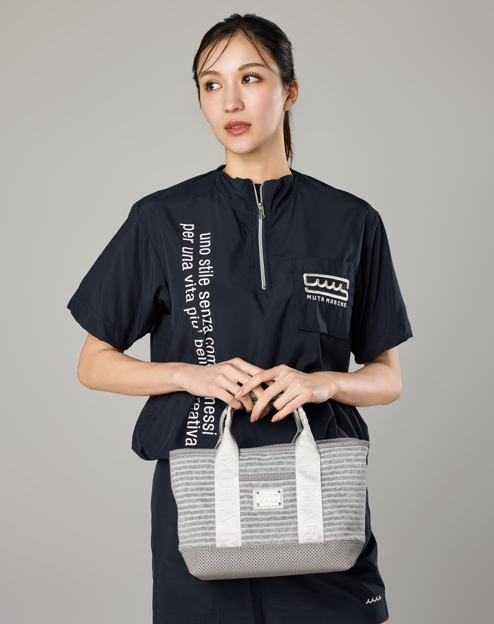 ボーダーパイル パーテーショントートバッグ [全3色] – muta Online Store