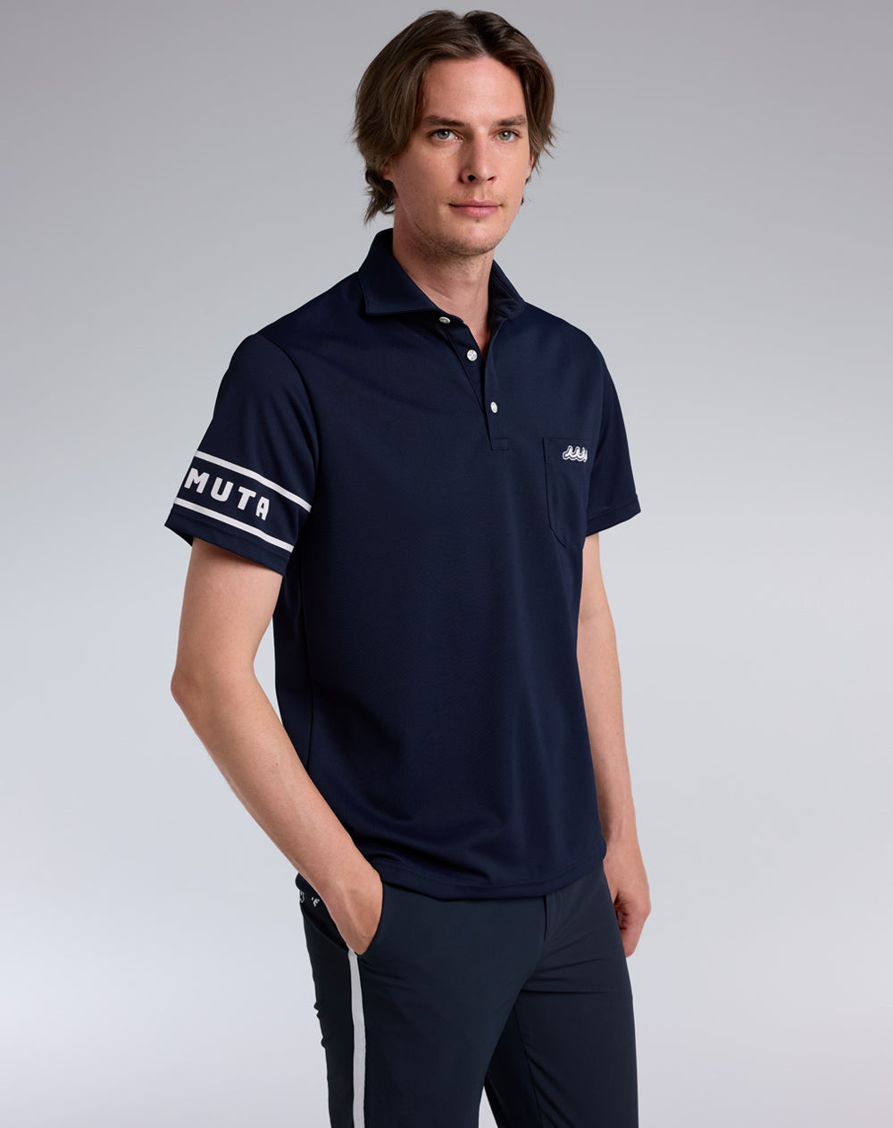 ラインロゴ ポロシャツ [全3色] – muta Online Store