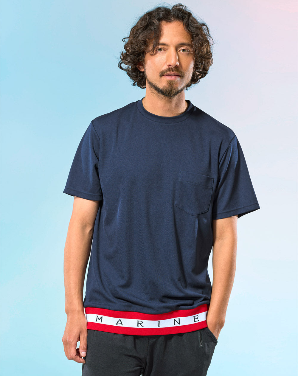 【美品】 カラー 異素材ドッキングデザイン マルチカラー Tシャツ 即完売 WEB限定］ヘムリブ Tシャツ [全6色] – muta Online Store