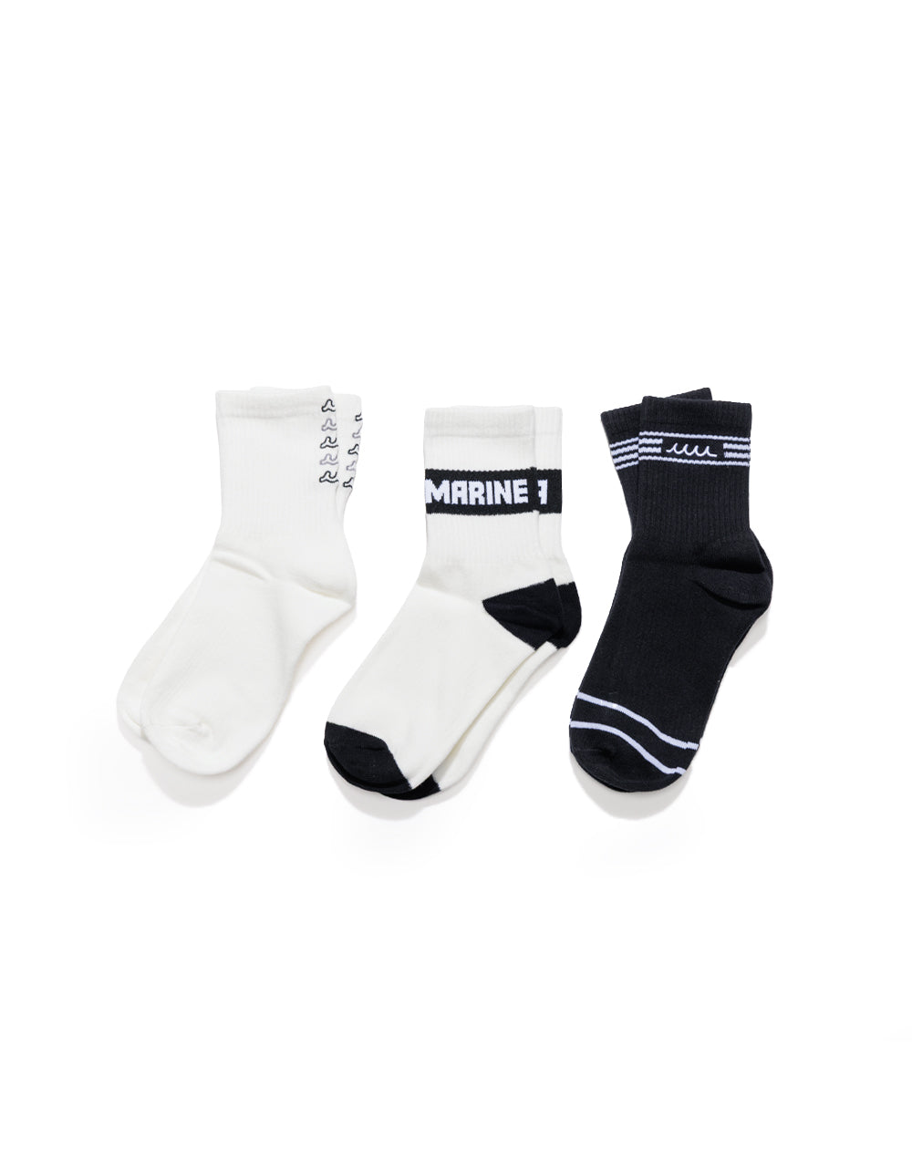アソートロゴ ソックス 3PACK – muta Online Store