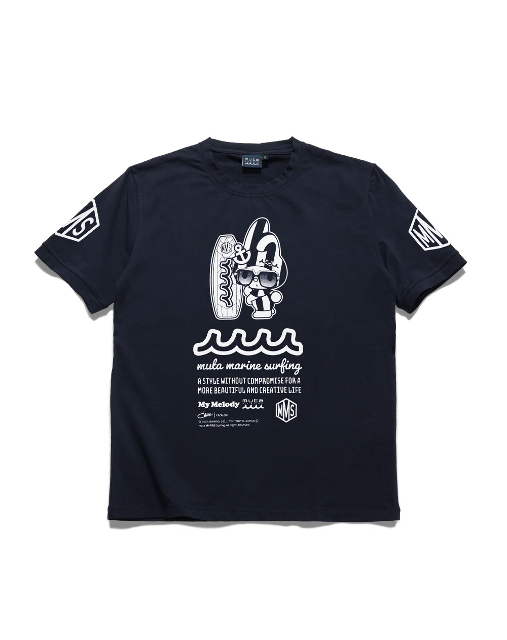 My Melody × muta MARINE SURFING ストレッチTシャツ [全3色] – muta