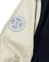 Spain leather STADIUM JACKET