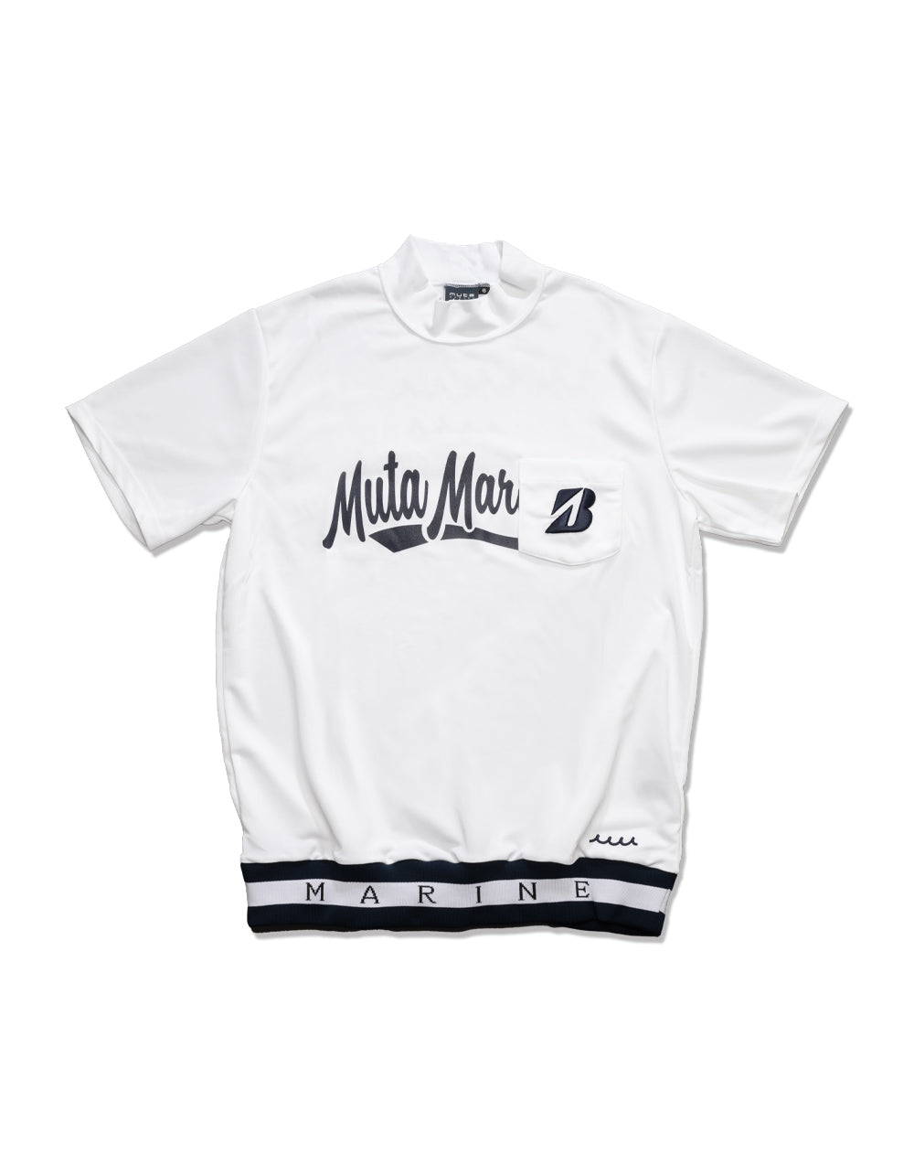 WEB限定］ブリヂストンゴルフ × muta MARINE ヘムリブモックネックシャツ [全2色] – muta Online Store