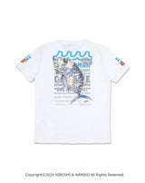 NAMIKO (NIBOSHI&) × muta MARINE Fishing Tシャツ (ロウニンアジ)