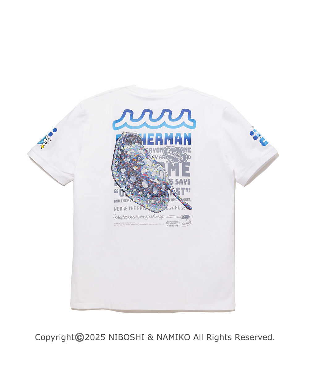 青色の魚イラストTシャツ 青魚」スタンダードTシャツの通販 ∞ SUZURI（スズリ）