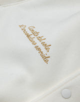 Spain leather STADIUM JACKET