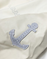 Spain leather STADIUM JACKET