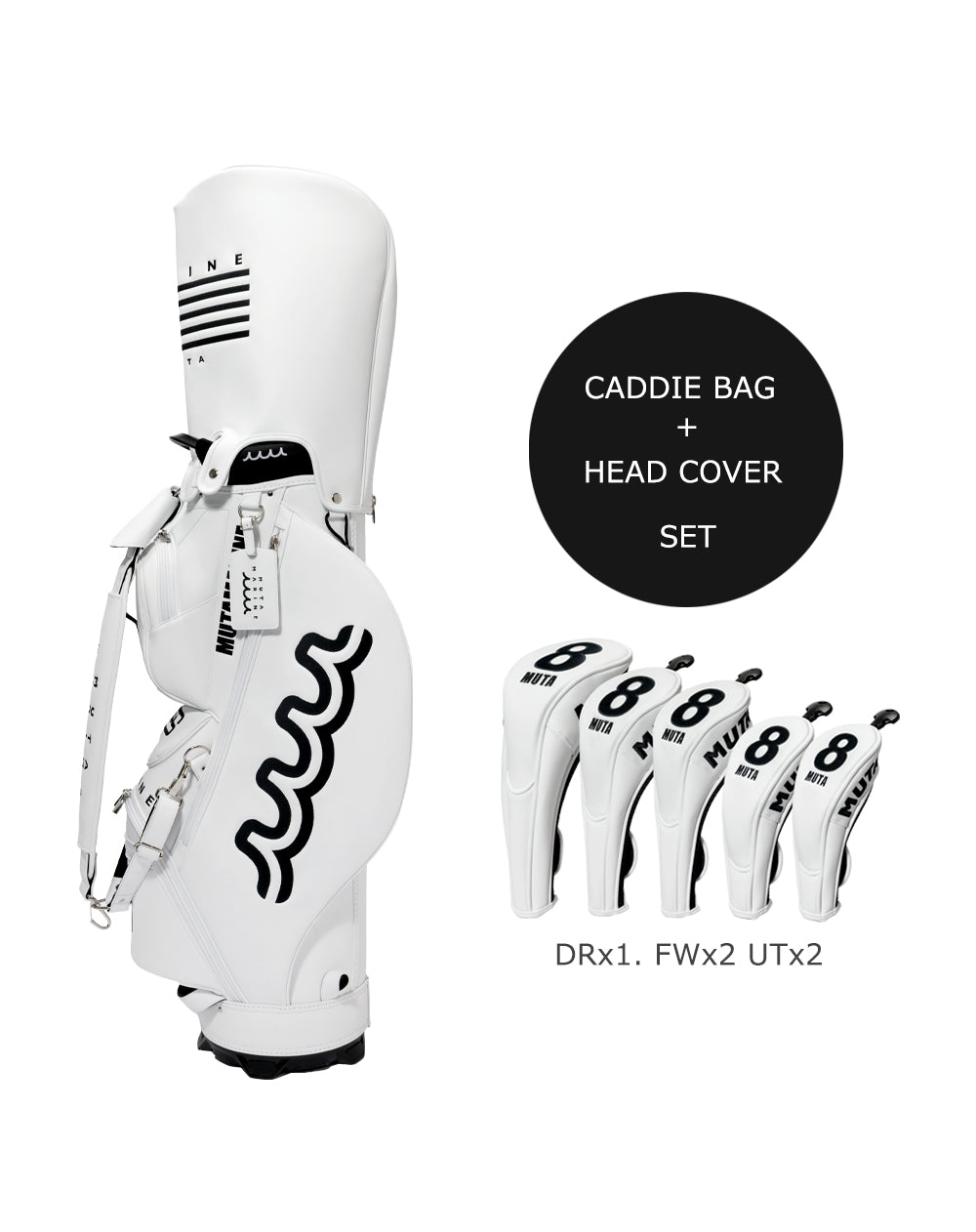 muta ゴルフキャディバッグ ヘッドカバーセット GOLF GOODS – CADDIE BAG – muta Online Store