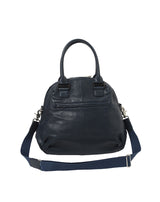 8バッグ・ゴート革 (ネイビー/シルバー)