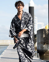 muta DENIM ALOHA KIMONO 雪駄