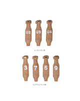 CONTINUA パンチングエシカルレザー ヘッドカバー (ベージュ/全3種)