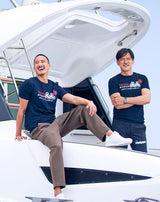 TOYOTA MARINE x muta FRIENDSHIP Tシャツ (ネイビー)