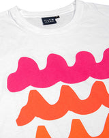 RAINBOW WAVE Tシャツ ver2 (ホワイト)