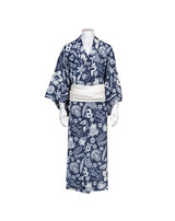 MEN'S YUKATA 浴衣 ガラ紡・兵児帯(ANCHOR)