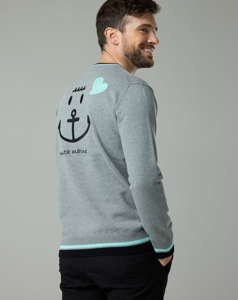 バイカラー クルーネックセーター [全3色] – muta Online Store