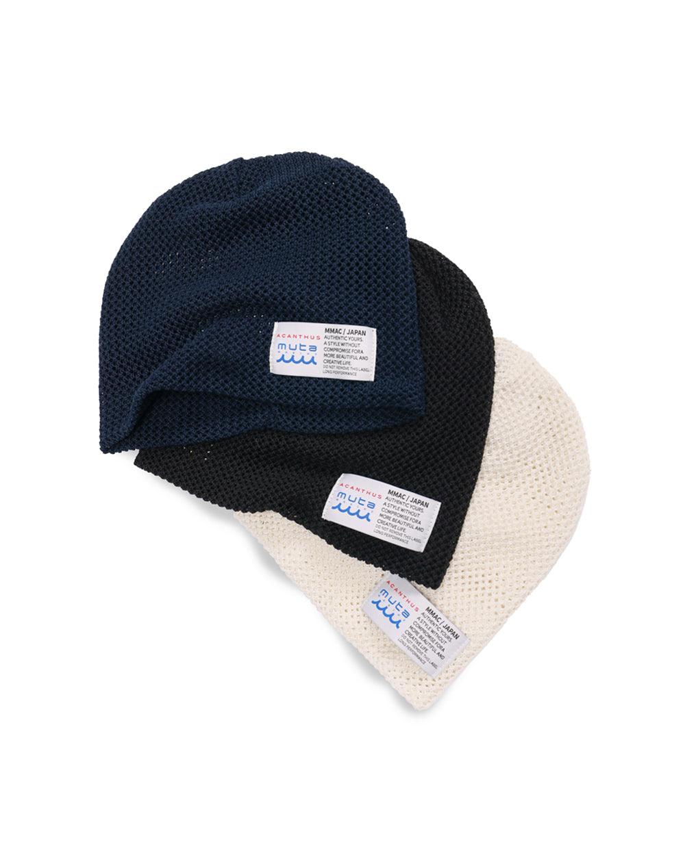 ACANTHUS × muta MARINE Mesh Back Pool Knit Cap [全3色] – muta