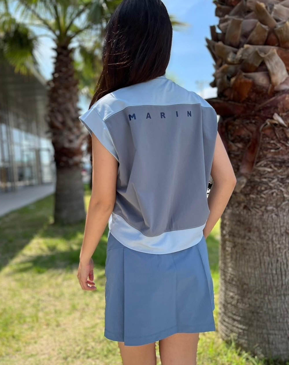 【新品】muta MARINE GOLF スロープモックネックシャツ 新品】muta MARINE GOLF スロープモックネックシャツ