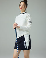 ポンチ モックネックシャツ [全4色]