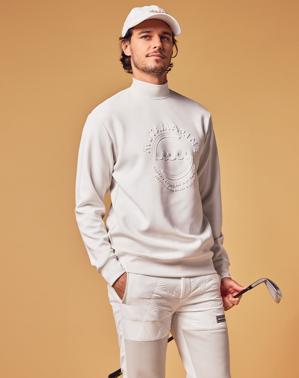 日本製 限定 ムータマリン レオン トラックパンツ ストレッチ ゴルフ WEB限定］LEON × muta MARINE Track Pants – muta Online Store