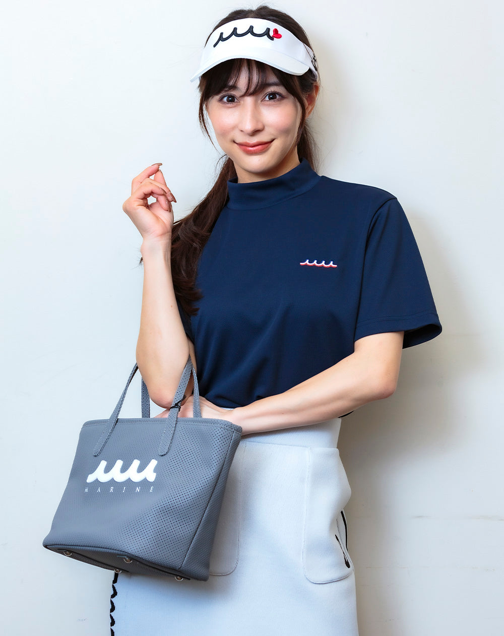 EVENT /WEB限定］せとはる × muta MARINE GOLF モックネックシャツ [全