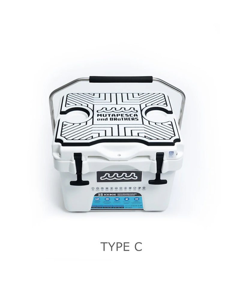 ［WEB限定］SeaDek®︎ × muta MARINE HARD COOLER  15L [全９種]