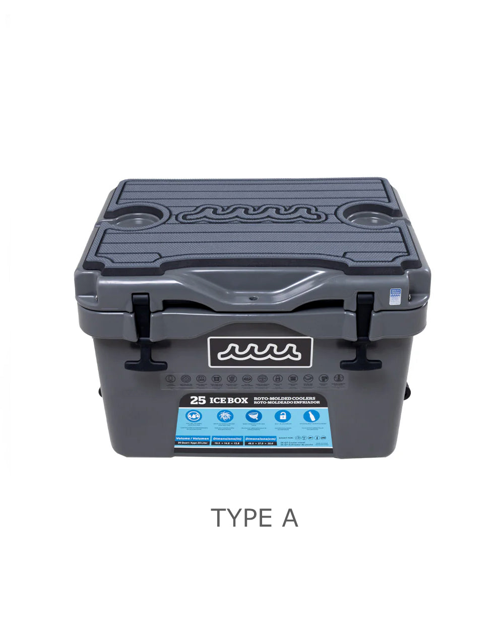 WEB限定］SeaDek®︎ × muta MARINE HARD COOLER 25L [全9種