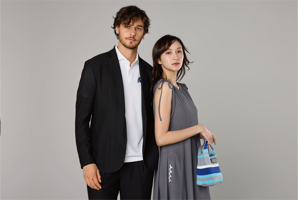 サイズ8 muta MARINEリモンタ生地 スウィングトップ　ネイビー　ムータ muta（ムータ）オフィシャルサイト – muta Online Store