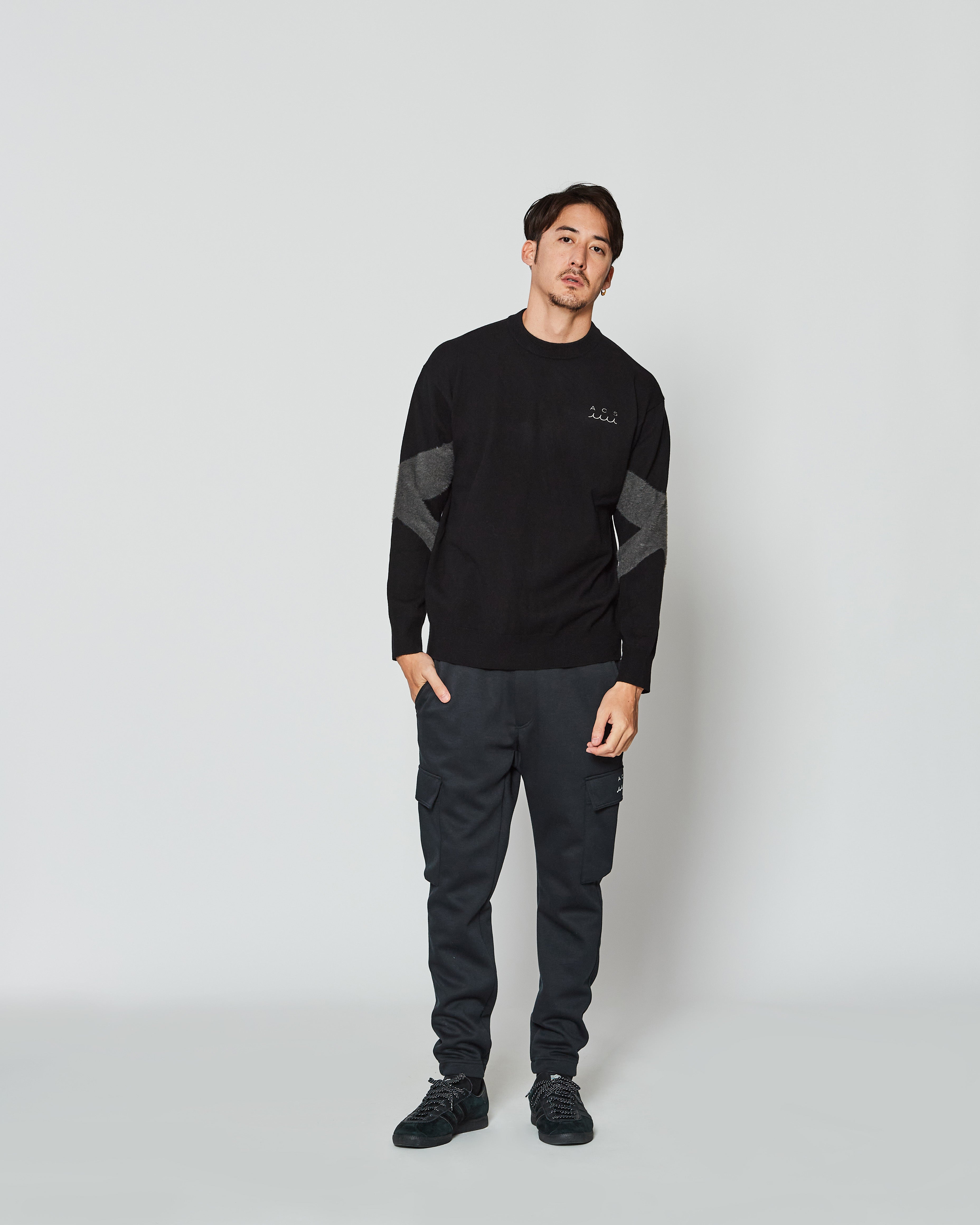ACANTHUS × muta MARINE Arm Line Knit [全2色] – muta Online Store