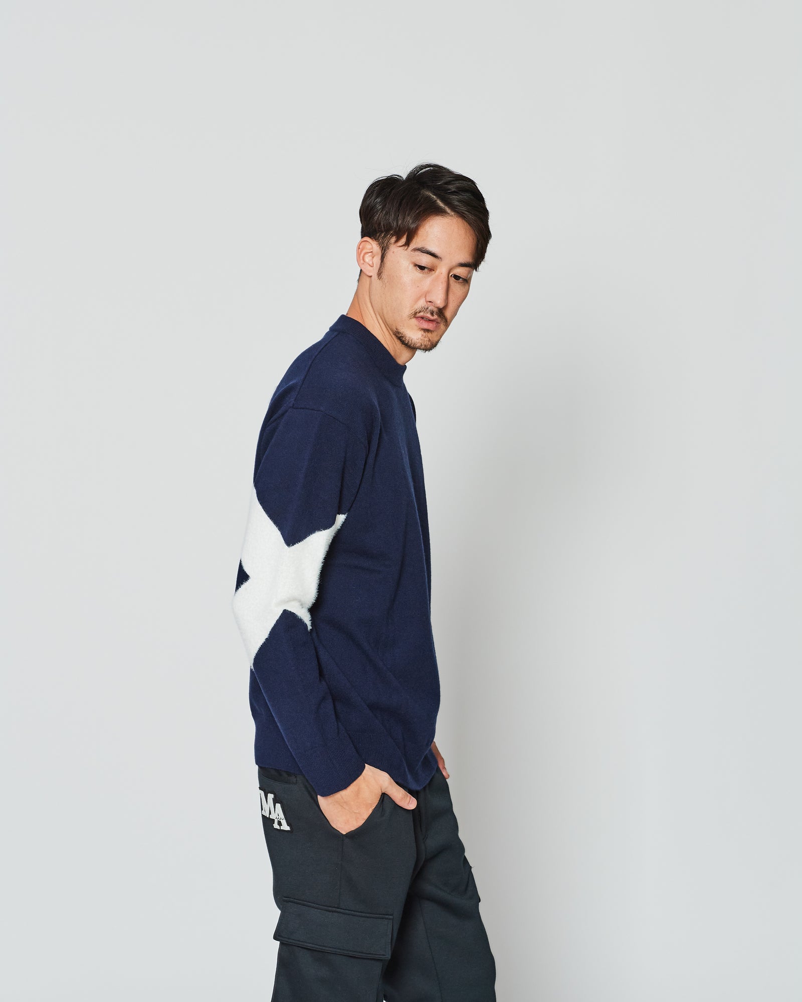 ACANTHUS muta メッシュモックネックTOPＳ メッシュ切替 モックネックシャツ [全2色] – muta Online Store