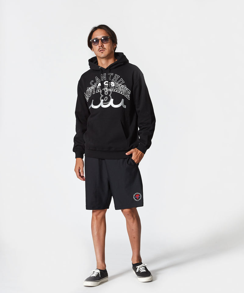 ACANTHUS × muta MARINE Multi Logo Hooded Sweatshirt [全2色]