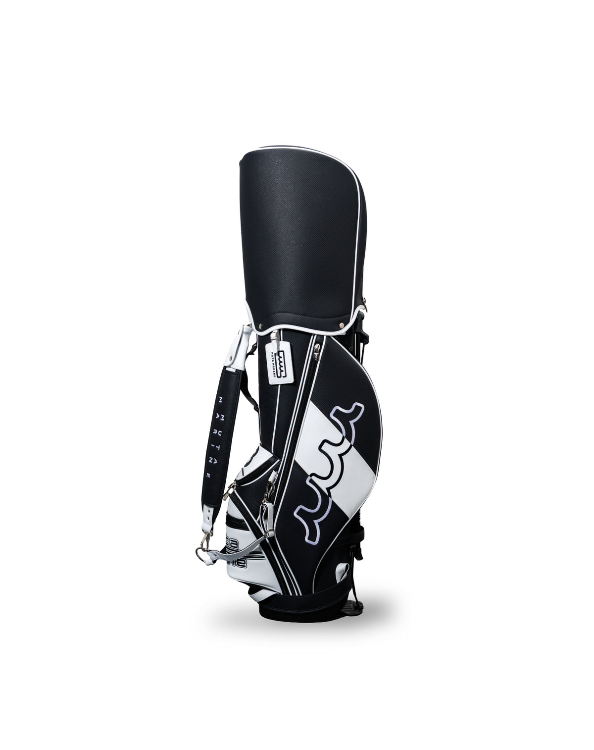 CONTINUA パンチングエシカルレザー スタンドキャディバッグ [全2色