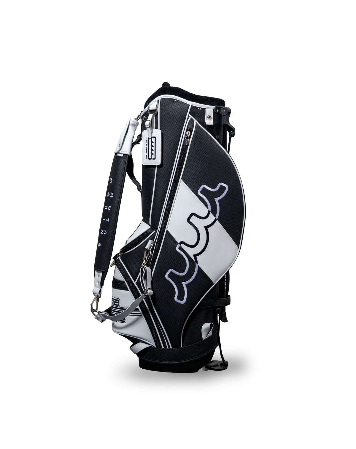 CONTINUA パンチングエシカルレザー スタンドキャディバッグ [全