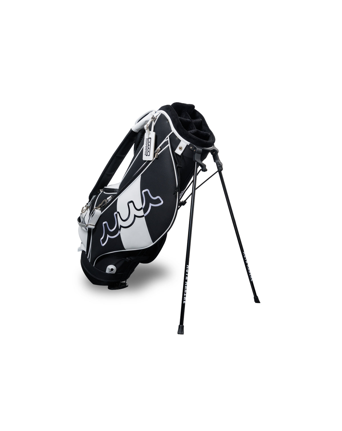 CONTINUA パンチングエシカルレザー スタンドキャディバッグ [全2色