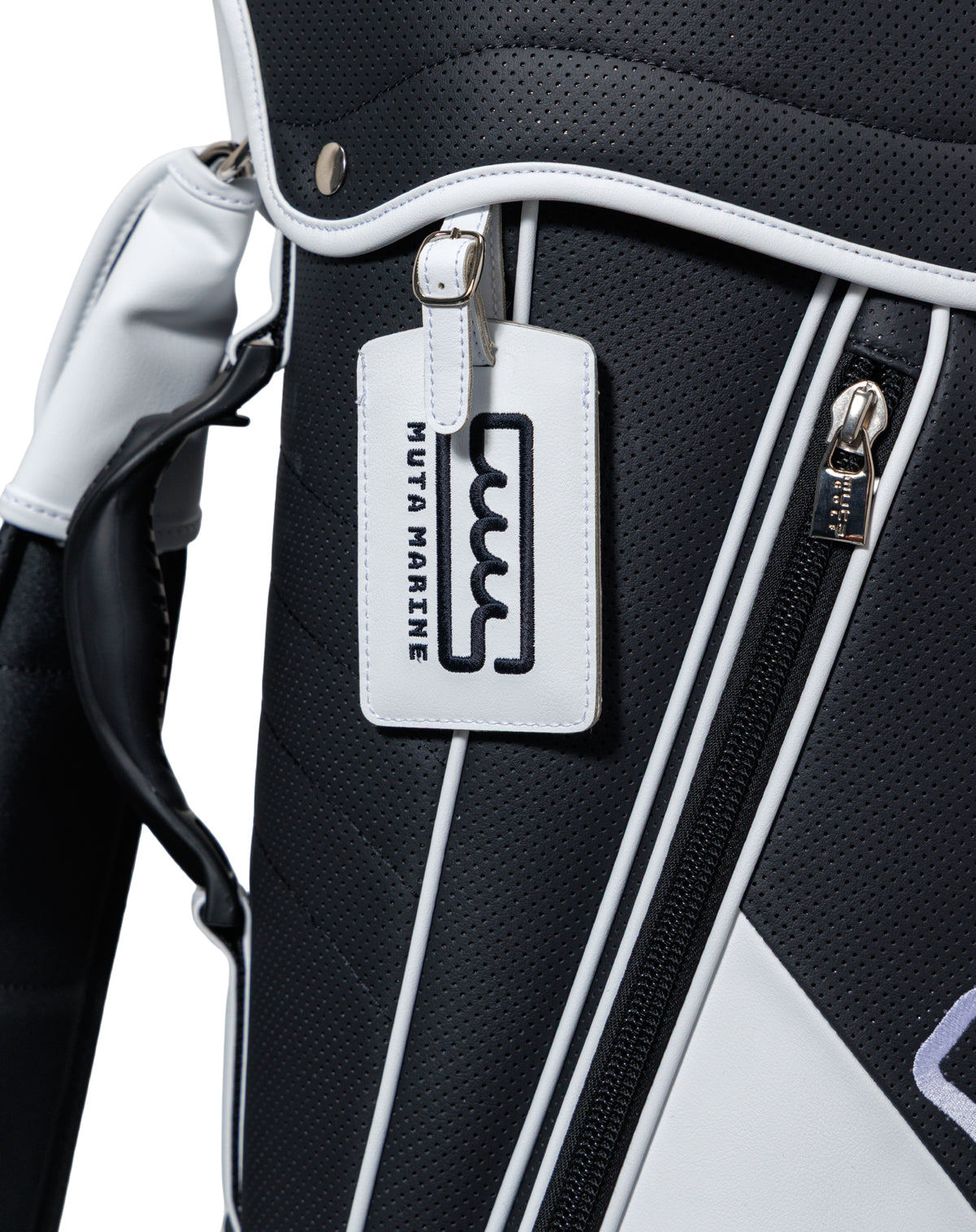 CONTINUA パンチングエシカルレザー スタンドキャディバッグ [全