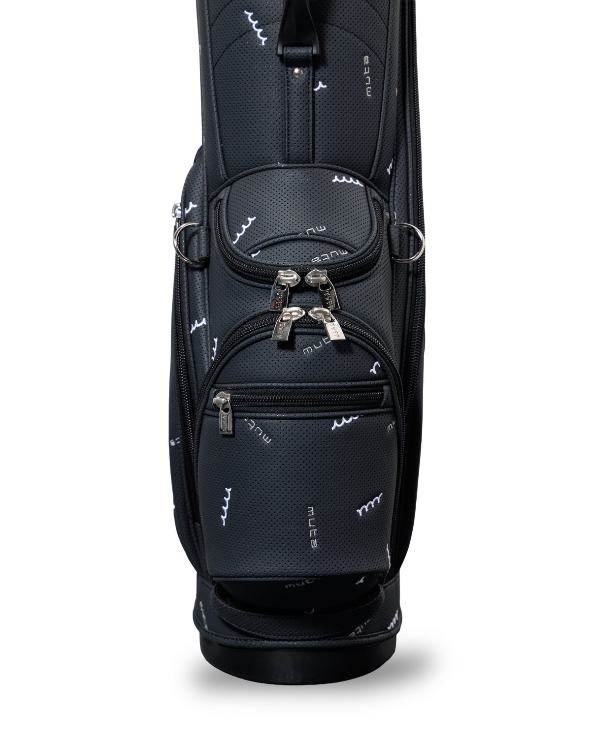 CONTINUA パンチングエシカルレザー スタンドキャディバッグ [全