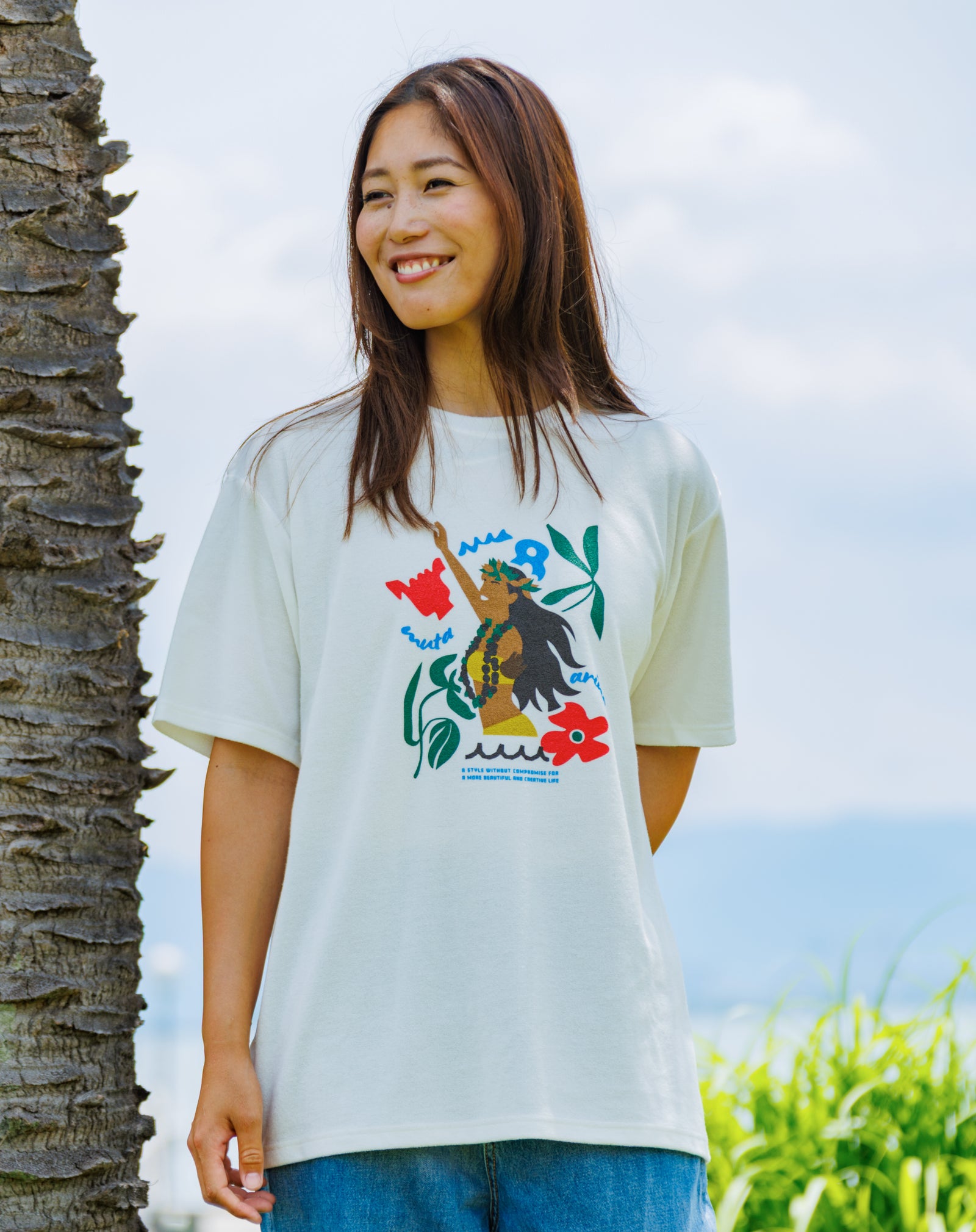 新品 ムータマリン ハワイフェス限定 ワンポイント ポケット パイルTシャツ HAWAII FES / WEB］ボタニカルフラ パイルTシャツ – muta Online Store
