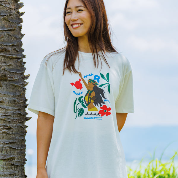 HAWAII FES / WEB］ボタニカルフラ パイルTシャツ – muta Online Store