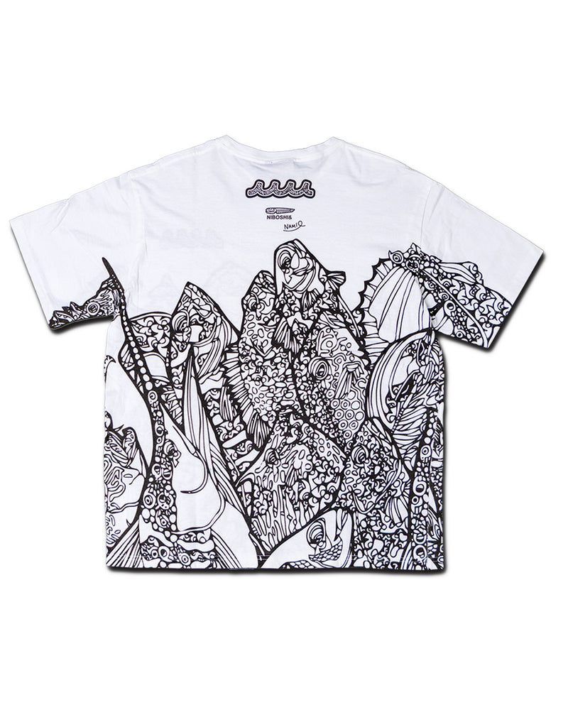［EVENT / WEB限定］NAMIKO (NIBOSHI&) × muta MARINE Fishing Tシャツ [全2色]