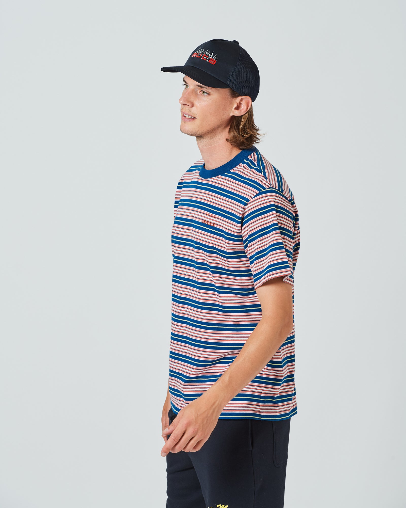ACANTHUS × muta MARINE Multi Border Tee [全2色] – muta Online Store