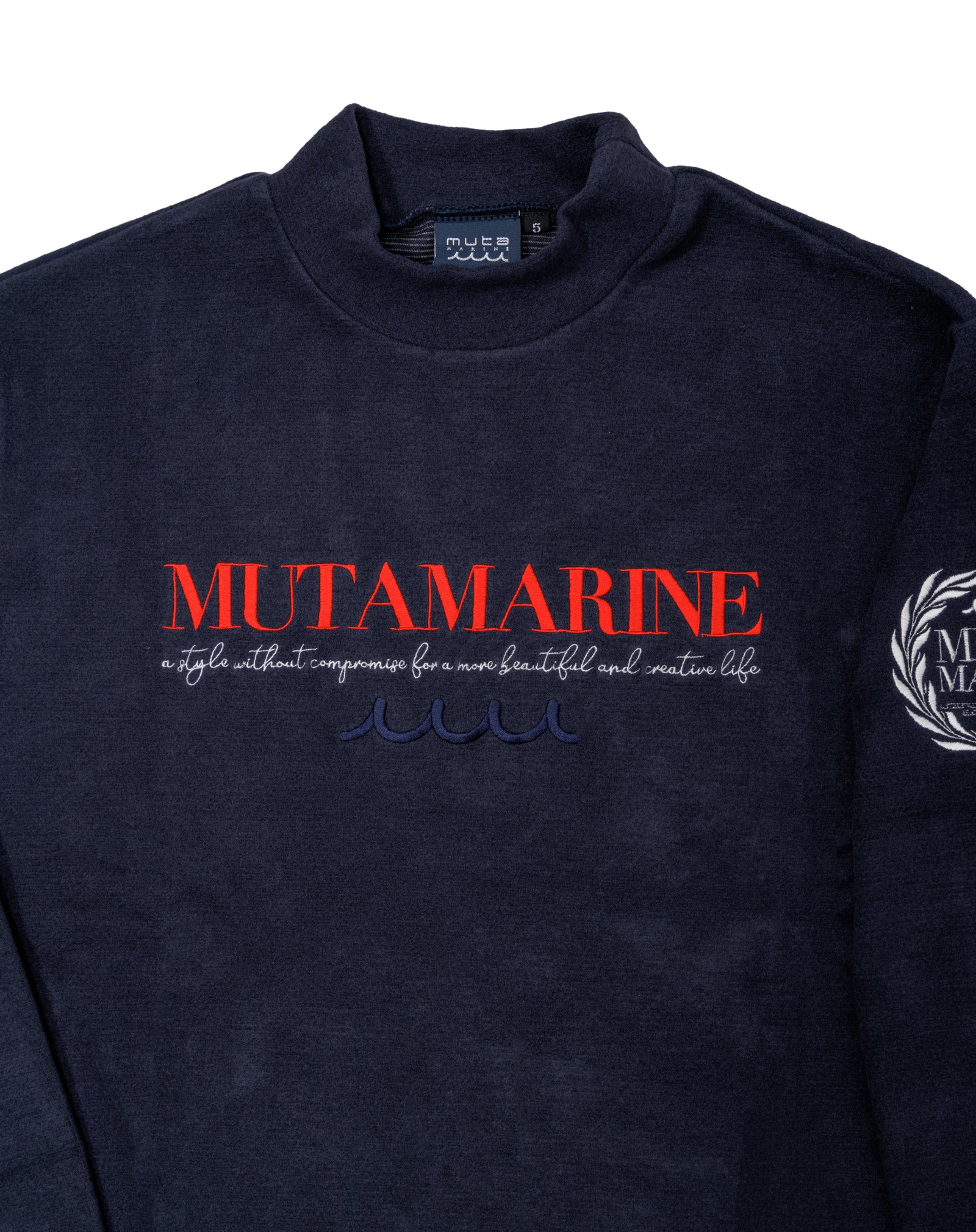 美品 muta ライトニット モックネックプルオーバー ライトニット モックネックプルオーバー [全3色] – muta Online Store