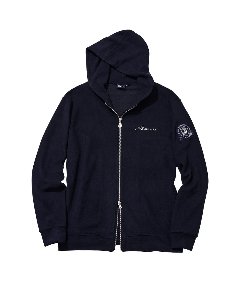 新品未使用 muta MARINE ナイロンジャージ ジップパーカー ◇muta MARINE ムータマリン◇ナイロン ジャージ ジップパーカー (muta