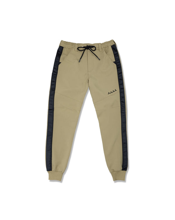 ダウンファブリック サイドライントラックパンツ