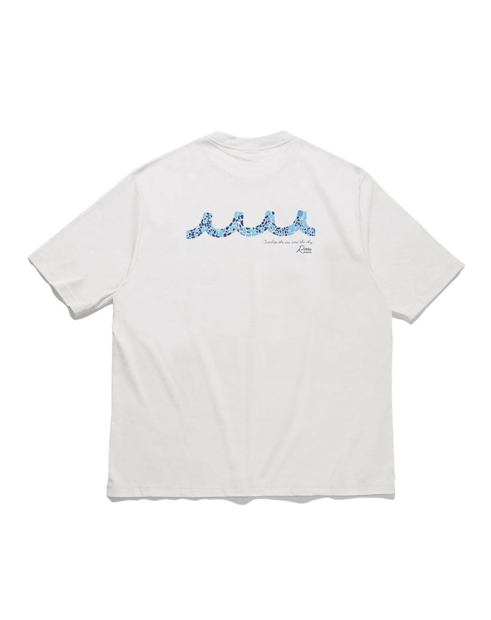 店舗限定：muta MARINE rinku］SEA GLASS WAVE スムースコットンT
