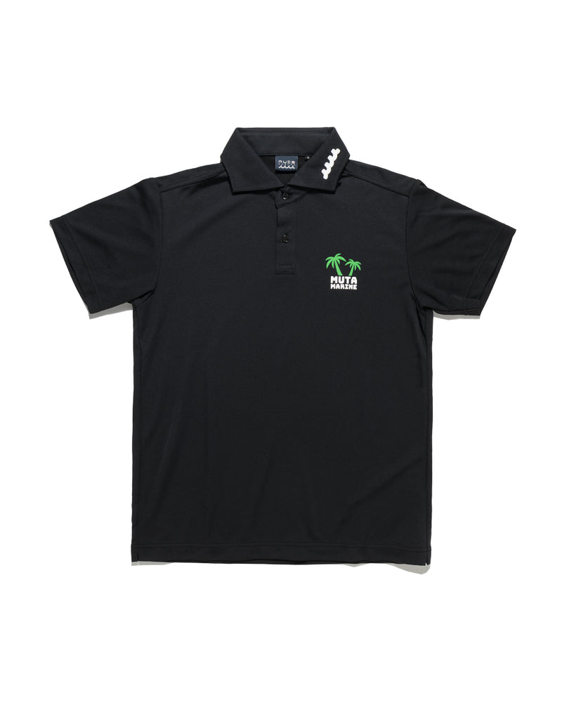 店舗限定：muta MARINE GOLF 岩田屋本店］パームロゴ ポロシャツ [全2