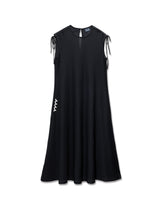 ストレッチメッシュ シャーリングワンピース [全3色]