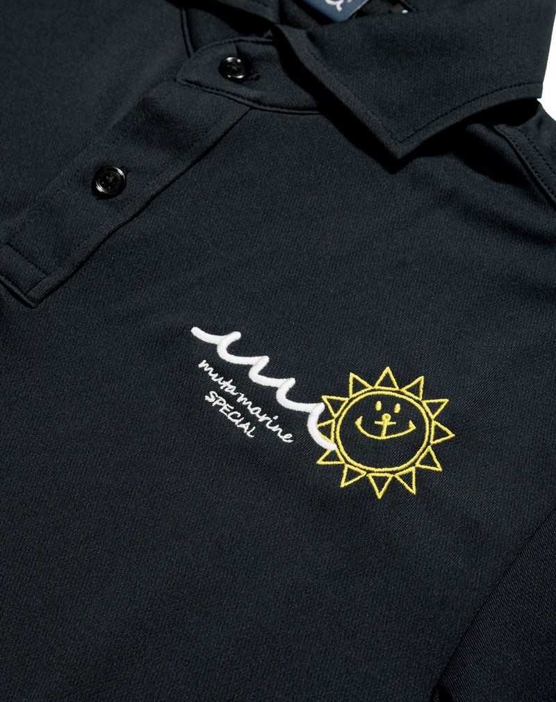 店舗限定：muta GLOBALE OKAYAMA］SUNNY SMILE ポロシャツ [全2色